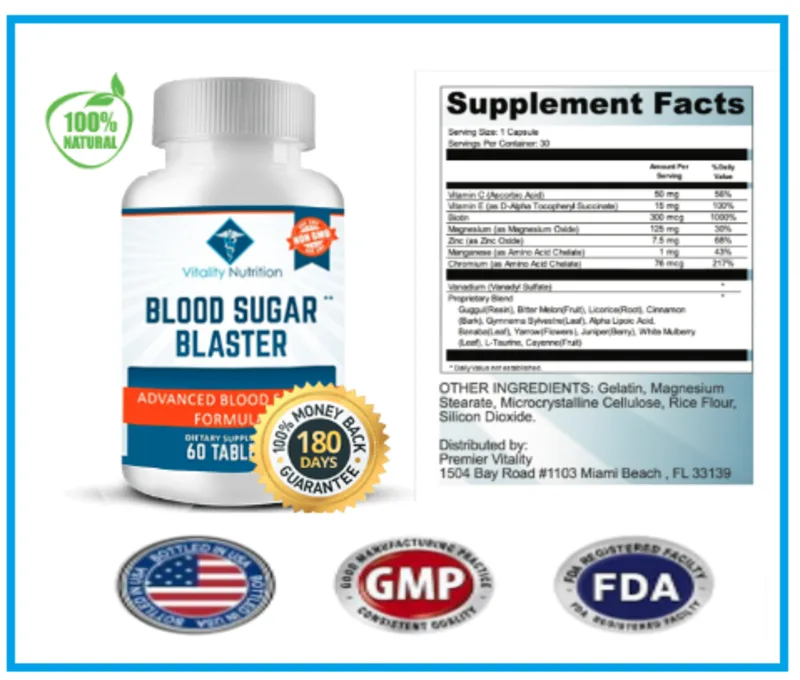 Blood Sugar Blaster 7 Blood Sugar Blaster review supplement bottle
